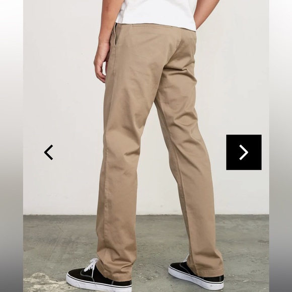 RVCA men’s weekend chino pant in dark khaki. 36. GUC. - Picture 15 of 16